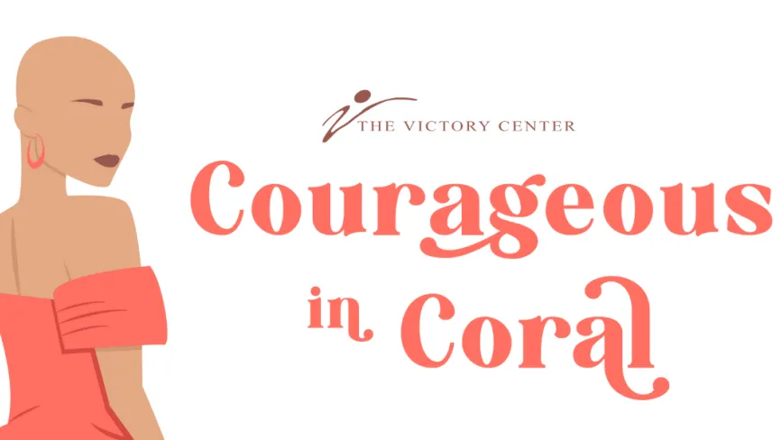 Courageous in Coral Logo